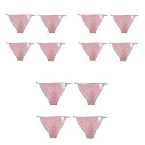 Auden Intimates Baby Pink Lace Back Cheeky Undies - Size 2X - Bundle of 12